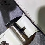 Delvaux-20 名媛必備Brillan Frence Box原單黑白配牛皮翻蓋長款錢包