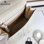 Delvaux-05-7 復古風brilliant 白色原版BOX光面牛皮大號手提單肩包