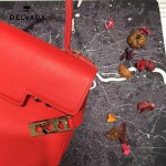 Delvaux-034-3 全新TP系列swift小牛皮配粗肩背手提單肩包
