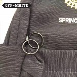 OFF-WHITE-055 時尚潮流勛章款男女款雙肩包