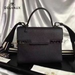 Delvaux-033-3 全新牛頸紋TP系列配粗肩背手提單肩包