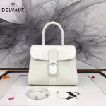 Delvaux-05-7 復古風brilliant 白色原版BOX光面牛皮大號手提單肩包