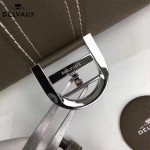 Delvaux-014-2 搭新款手工車線brillan深灰色原版TOGO皮橫款大號手袋