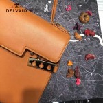 Delvaux-034-2 全新TP系列swift小牛皮配粗肩背手提單肩包