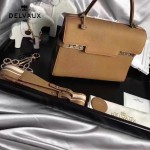 Delvaux-033-2 全新牛頸紋TP系列配粗肩背手提單肩包