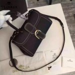 Delvaux-014-6 百搭新款手工車線brillan黑色原版TOGO皮橫款大號手袋