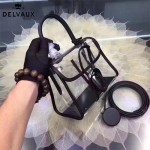 Delvaux-08 專櫃限量版brilliant X-ray原單透明果凍包手提單肩包