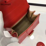 Delvaux-04-10 時尚復古brilliant 紅色原版BOX光面牛皮手提單肩包
