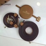 Delvaux-17-8 人氣熱銷brillant土黃色原版粒面牛皮手提單肩包