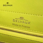 Delvaux-030-5 Sellier Brillant鱷魚紋牛皮 小羊皮內裏可調節肩帶原裝禮盒手提單肩斜挎包