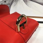 Delvaux-04-10 時尚復古brilliant 紅色原版BOX光面牛皮手提單肩包