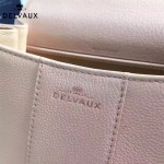 Delvaux-017-4 人氣熱銷brillant粉色原版粒面牛皮手提單肩包
