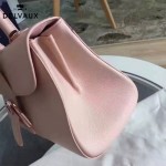 Delvaux-18-2 名媛必備brillant粉色原版粒面牛皮橫款大號手袋