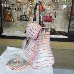 Delvaux-030-3 Sellier Brillant鱷魚紋牛皮 小羊皮內裏可調節肩帶原裝禮盒手提單肩斜挎包