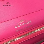Delvaux-030-4 Sellier Brillant鱷魚紋牛皮 小羊皮內裏可調節肩帶原裝禮盒手提單肩斜挎包