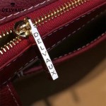 Delvaux-013-3 百搭新款手工車線brillan紅色原版TOGO皮豎款大號手袋