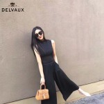 Delvaux-015-5 潮流百搭手工車線brillan土黃色原版TOGO皮手提單肩包