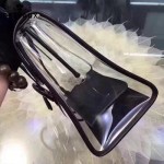 Delvaux-09 春夏時尚限量版brilliant X-ray原單透明果凍包大號手提包