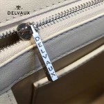 Delvaux-030-3 Sellier Brillant鱷魚紋牛皮 小羊皮內裏可調節肩帶原裝禮盒手提單肩斜挎包