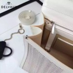 Delvaux-03-2 皇室御用手工編織原版胎牛皮配綿羊皮豎款大號手袋