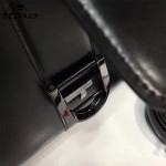 Delvaux-05-4 復古風brilliant 黑色原版BOX光面牛皮大號手提單肩包