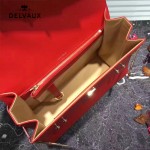 Delvaux-034-3 全新TP系列swift小牛皮配粗肩背手提單肩包