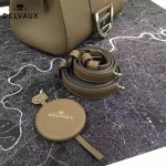 Delvaux-17-7 人氣熱銷brillant深灰色原版粒面牛皮手提單肩包
