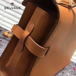 Delvaux-034-2 全新TP系列swift小牛皮配粗肩背手提單肩包