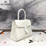 Delvaux-05-7 復古風brilliant 白色原版BOX光面牛皮大號手提單肩包