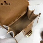 Delvaux-010 最新爆款純手工編織絲麻配原版牛皮小號手提單肩包