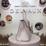 Delvaux-22 專櫃最新brillant純白印度紅遍原版粒面牛皮手提單肩包