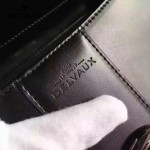Delvaux-036 原單box皮槍色五金時尚潮流黑色手提單肩斜挎包