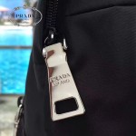 PRADA BZ002-2 戶外必備男女款黑色原單尼龍降落傘面料雙肩包書包