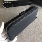 PRADA 2M1411-2 商務男士175鋼印藍色原版十字紋長款錢包