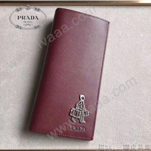 PRADA 2M0836-04 精英必備男士公仔系列紅色原版十字紋長款西裝夾