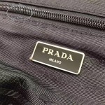 PRADA BZ002-2 戶外必備男女款黑色原單尼龍降落傘面料雙肩包書包