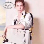 PRADA 1TY001 時尚魅力純手工製作原單黃色花朵百搭包包肩帶