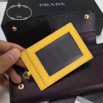 PRADA 1MH132-5 個性百搭拼色機器人原版十字紋搭扣長款錢包