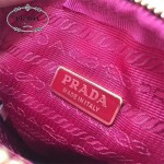 Prada-1N1860L-4 原單尼龍防水面料時尚潮流紅色相機包