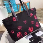 Prada-BR4842 時尚潮流玫瑰花防水面料購物袋