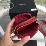 Prada-1N1860L-4 原單尼龍防水面料時尚潮流紅色相機包