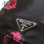 Prada-BZ2811 最新款玫瑰花原單防水尼龍料雙肩包