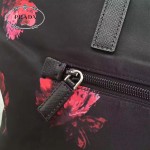 Prada-BR4842 時尚潮流玫瑰花防水面料購物袋