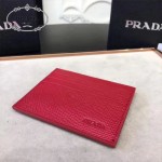 Prada-2MC223-3 原版十字紋進口小牛皮6卡位卡片夾卡包