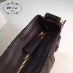 Prada-VA0826-2 黑色進口降落傘面料原廠錦綸裡布青古銅五金男士斜挎包