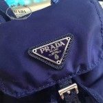 PRADA 1BH029-2 專櫃限量版防水尼龍配原版十字紋迷你雙肩包