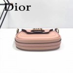 DIOR-003-4 早春最新款D Fence粉色原版皮大小號單肩斜挎包
