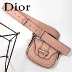 DIOR-003-4 早春最新款D Fence粉色原版皮大小號單肩斜挎包