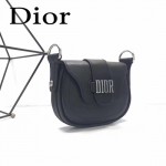 DIOR-003-3 早春最新款D Fence黑色原版皮大小號單肩斜挎包