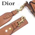 DIOR-003-6 早春最新款D Fence土黃色原版皮大小號單肩斜挎包